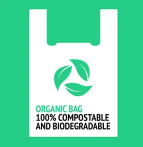 Compostable BioPlastic Grocery Bag 500 / Case